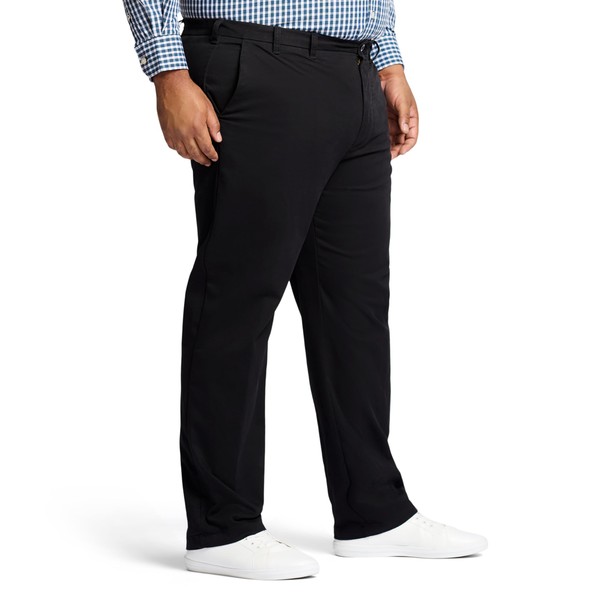 IZOD Men's Big and Tall Performance Stretch Flat Front Pant,