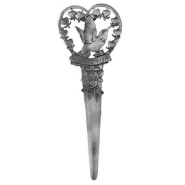 Hummingbird Heart Garden Plant Stake