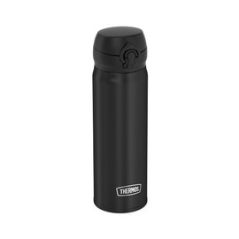 THERMOS 4035.232.050 Ultralight Thermos Flask, Black, 500 ml, Extremely Lightweight, 210 g, Drinking Bottle, Dishwasher Safe, Thermos Flask Keeps Hot for 10 Hours, Cold for 20 Hours, BPA-Free