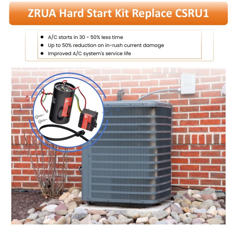 Long Term Replace CSRU1 Compressor Saver Hard Start ZRUA Compressor