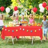 HiFEN 9ft x 4.5ft Plastic Tablecloth Rectangular Indoor-Outdoor Wedding Birthday