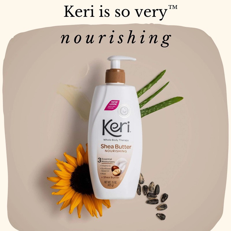 Keri Shea Butter Nourishing Body Lotion 15oz Deep Moisturizer for
