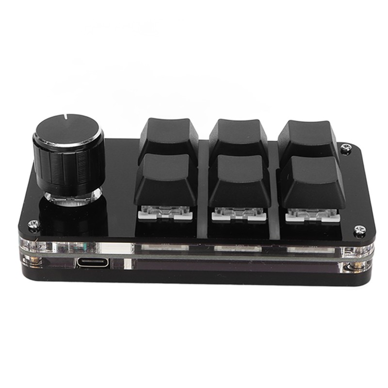 6 Keys Keyboard Red Switch Full Key Custom Plug and