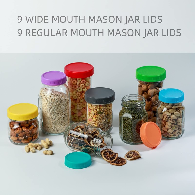 Bedgeta 18 Pack 9 Wide Mouth & 9 Regular Mouth