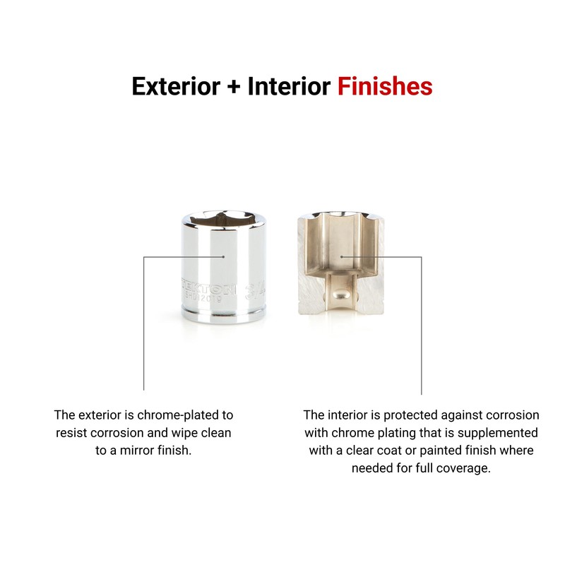 TEKTON 3/8 Inch Drive x 6 mm Shallow 6-Point Socket