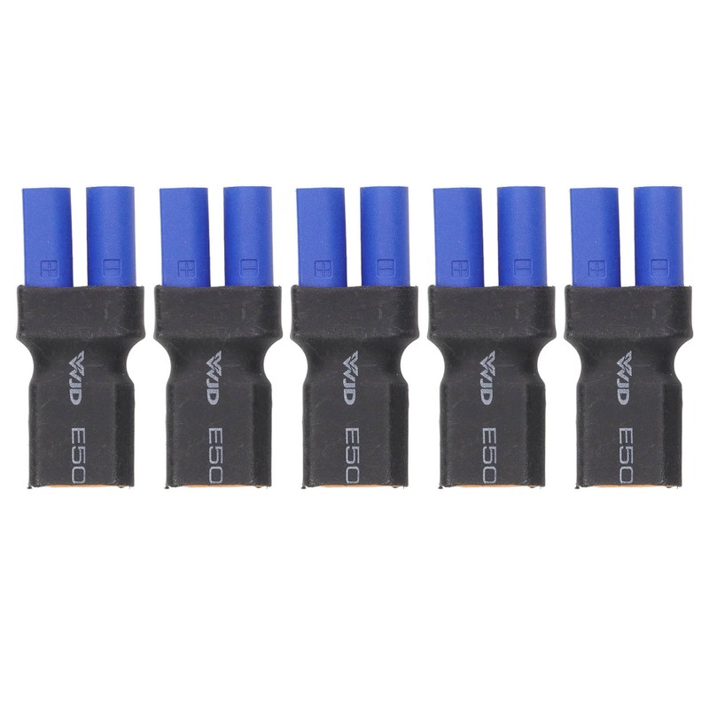 5Pcs EC5 to XT60 Adapter Rubber Plastic Copper Sturdy Accurate