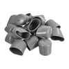 sourcing map 10pcs Rubber End Caps 33mm ID Vinyl Round