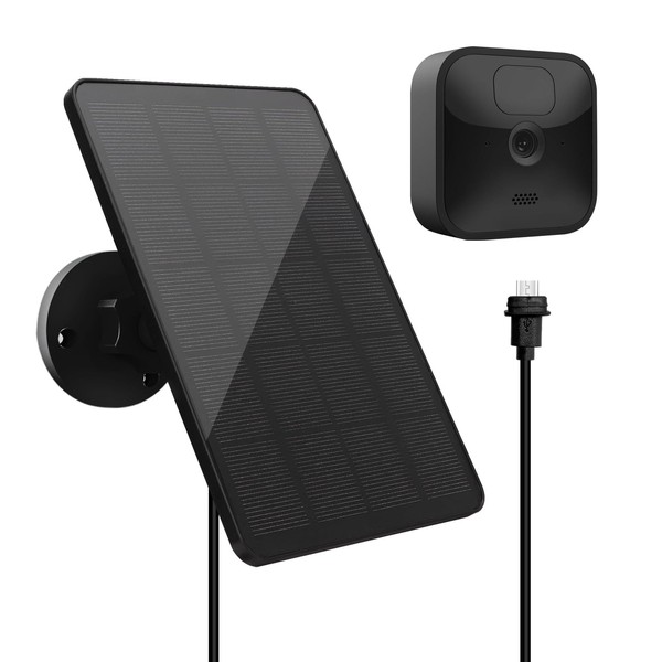 Yctechcam Solar Panel for Blink Camera Outdoor, 4W Camera Solar