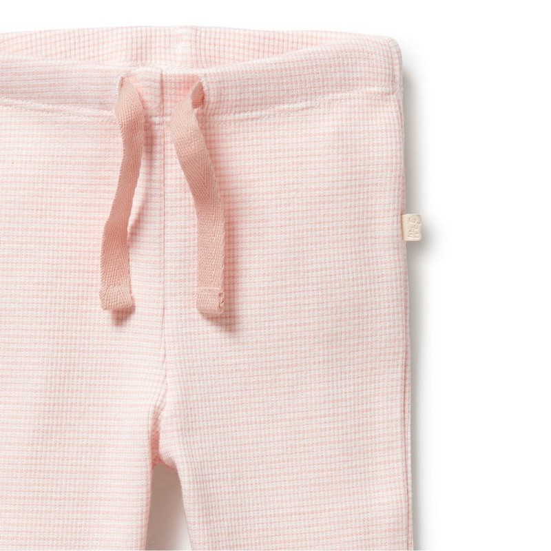 Wilson & Frenchy Organic Stripe Rib Legging - Cantaloupe, 00
