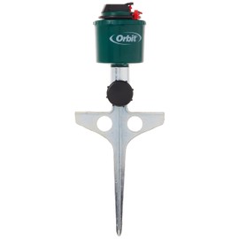 Orbit 2 Pack Compact Gear Driven Lawn Sprinkler on Sturdy Spike Base