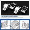 Glarks 8pcs 27.3 x 55mm Butt Welding Clamps, Auto Body
