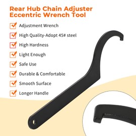 Alpha Rider C Spanner Tool Adjustable Hook Wrench for Ducati 748 848 916 996 1098 1198 1199 1299 V4 Hypermotard 796 821 1100 Monster with Single-Sided Axle Swingarm