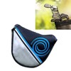Mallet Putter Head Cover Magnetic Suction Buckle Long Semicircle Golf
