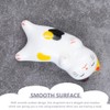 Healeved 5pcs Ceramic Fortune Cat Chopstick Rests Creative Cutlery Organizer