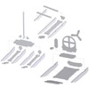 Kaleas Fretsaw Template 3 Models Catamaran / Swamp Boat /