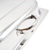 Full Size Stainless Steel Hinged Dome Cover with Handle (21.65