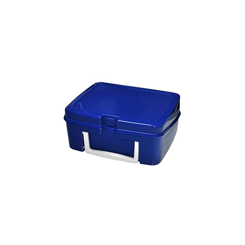 Lunchbox Blue with White Handle