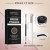 Eyebrow Stamp Stencil Kit - for Waterproof Eyebrows Makeup, Eyebrow
