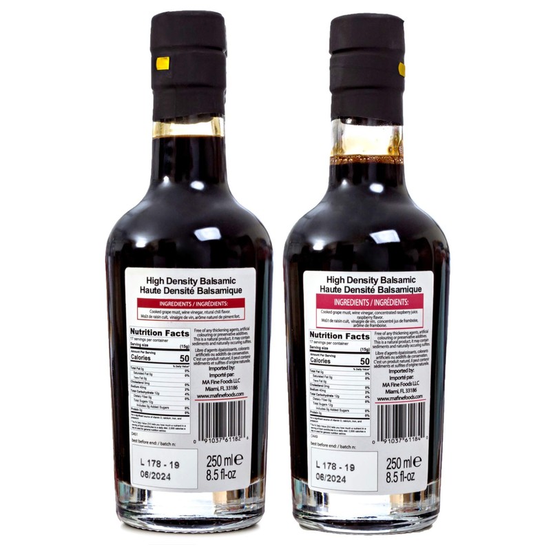 QO Gourmet Flavored Aged Italian Balsamic Vinegar of Modena Sampler