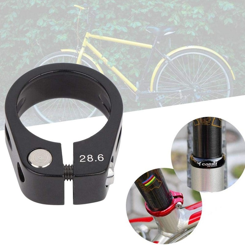 Keenso 28,6mm Abrazadera de tubo de bicicleta,Aleación de Aluminio de