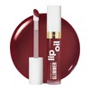 REVLON Super Lustrous Glimmer Lip Oil, Moisturizing & Tinted, Shiny Finish, Made with Plant-Based Squalane, 010 Wined Down, 0.13 fl oz