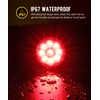 Partsam 2Pcs Dual Revolution 2 inch Round 9LED Marker Light,