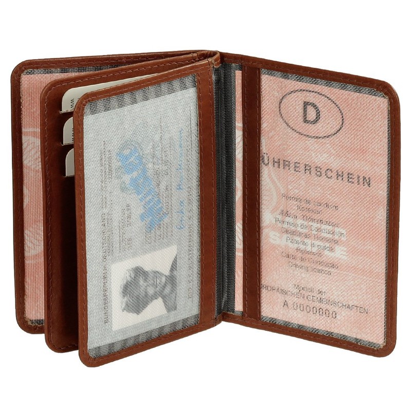 Branco Leather ID Card Holder Credit Card Holder Car Folder