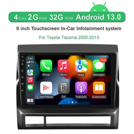Navitroey 2+32GB Android 13 Car Radio Stereo GPS Apple Carplay For Toyota Tacoma 2005-2013