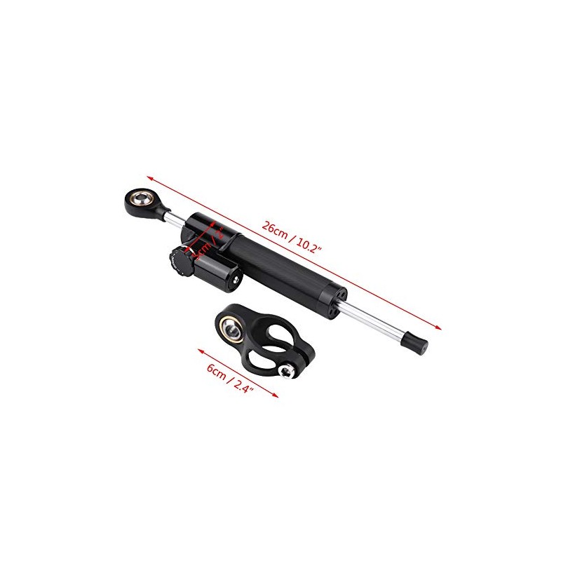 Steering Damper for Motorcycle, Stabiliser for Shock Absorber, Reverse Safety