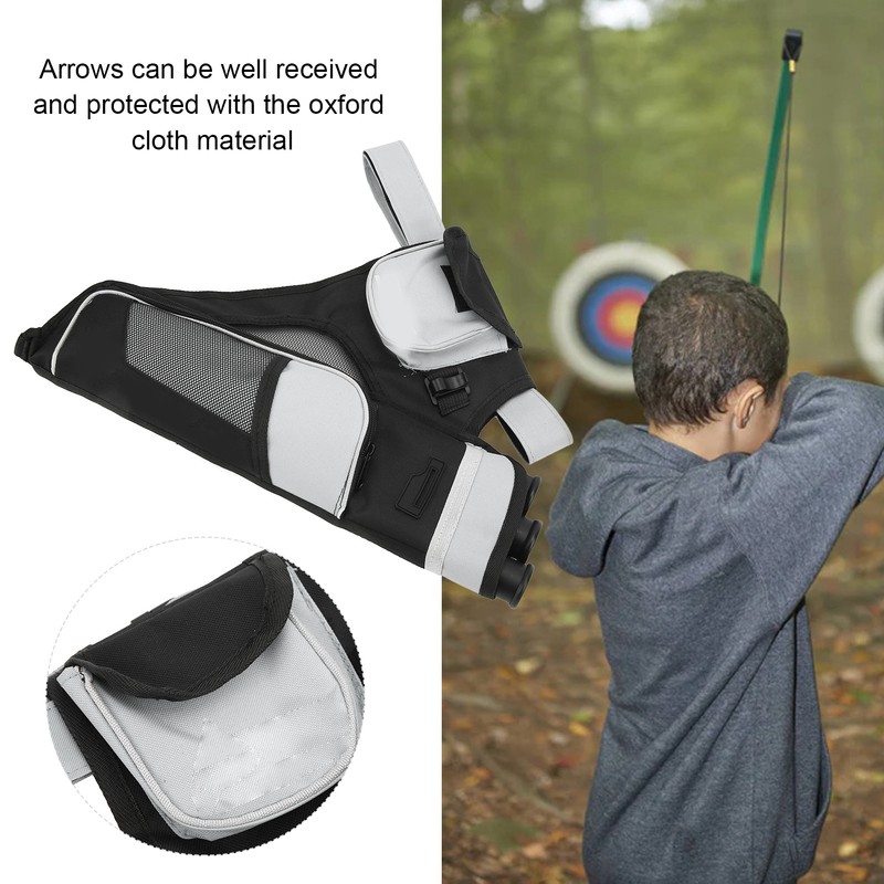 Arrow Holder Archery Arrow Storage Bag High Capacity with Waist