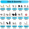 Bemaka 502PCS Computer Screws Assortment Kit, Motherboard Standoffs PC...