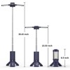 IODOO 10000mAh Rechargeable 4000LM Camping Light Telescopic Camping Lantern ,