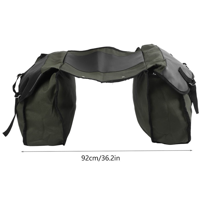 Multifunction Large Capacity Canvas Saddle Bag Bike Pannier Bag for