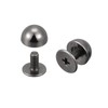 sourcing map Screw Back Rivets, 8 Sets 8x5mm Round Studs