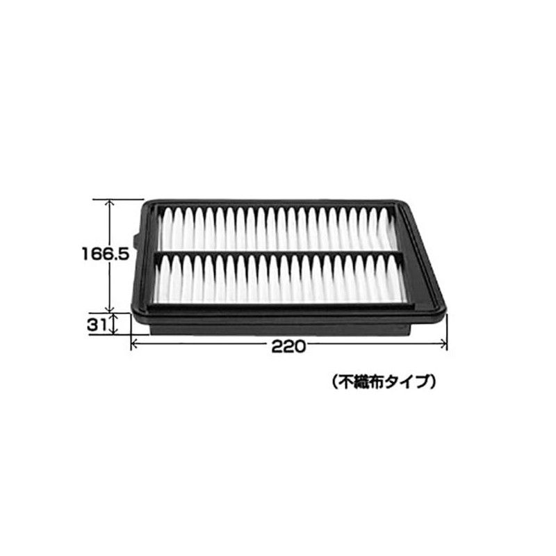 PIAA エアーフィルター (エアフィルター) 1個入 [ダイハツ車用] ハイゼット_他 PD71