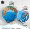 World Globe with Illuminated Constellations – 13” Light Up Globe