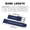 BISONSTRAP 22mm Silicone Watch Bands, Flexible Rubber Watch Straps for