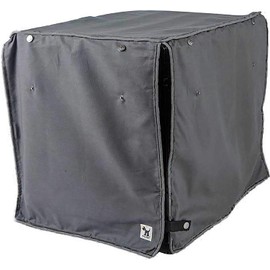 Molly Mutt Dog Crate Cover - Fits 30"x19"x21" Crate - Dog Kennel Cover - Dog Cage Cover - Medium/Large Dog Crate Cover - Puppy Crate Cover - Cover for Dog Crate - Fabric Crate Cover (cc45bb)