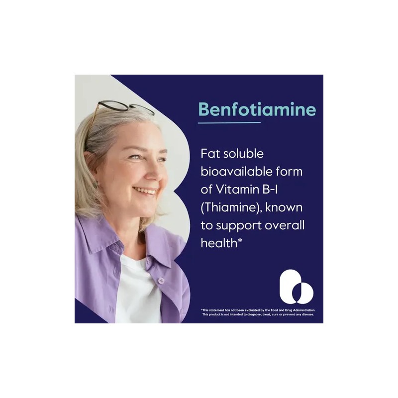 Bestvite Benfotiamina 300mg 60 Cápsulas Veganas Na