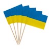stidsds 100 Pcs Ukraine Flag Ukrainian Toothpick Flags Mini Small