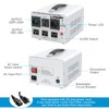 LVYUAN Heavy Duty 3000W Watt Voltage Transformer Converter Step Up/Down