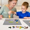 Lekebaby Set of 6 Building Plates, Compatible with Different Building