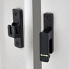 Wocoe 3 Packs Black 90/180° Barn Door Lock，Zinc Alloy Flip