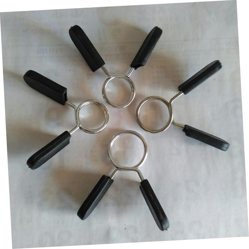 TOVINANNA Barbell Spring Clip Collars Dumbbell Lock Collars 27mm Clamps