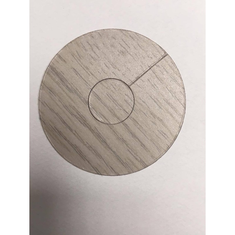 Grey Pipe Covers for 15mm Pipes - Radiator Rose Surround