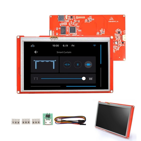 Dpofirs Módulo de Pantalla HMI Inteligente de 5 Pulgadas, 200MHz