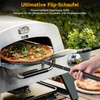 Pizza Peel and Pizza Spatula Set, Set of 2 Aluminium