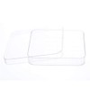 Scicalife 10 Sets Square Petri Dish with Lids, Plastic Material,