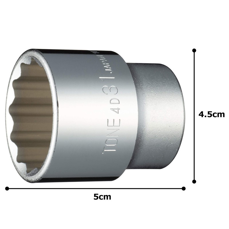 Tone Socket (12 Angles) 4D-31 Insertion Angle 1/2 inch (12.7