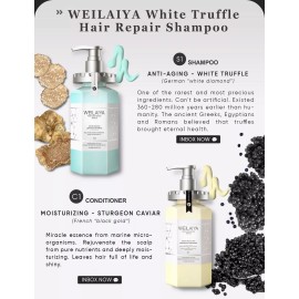 WEILAIYA White Truffle Repair Damaged Hair Shampoo Set+FREE PRIORITY SHIP+US